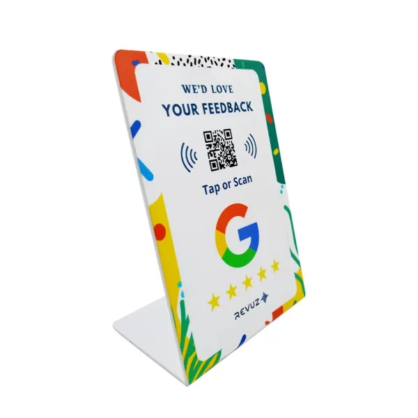 Google Review Stand (White) - Image 3